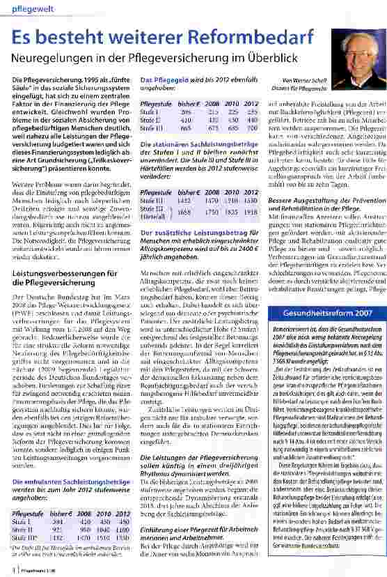 Vorschauseite 1: Es besteht weiterer Reformbedarf