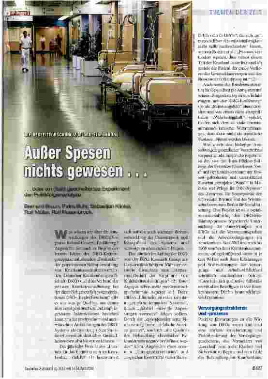 Vorschauseite 1: Außer Spesen nichs gewesen