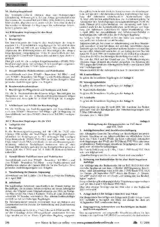 Vorschauseite 3: Tarifrunde 2008 des öffentlichen Dienstes