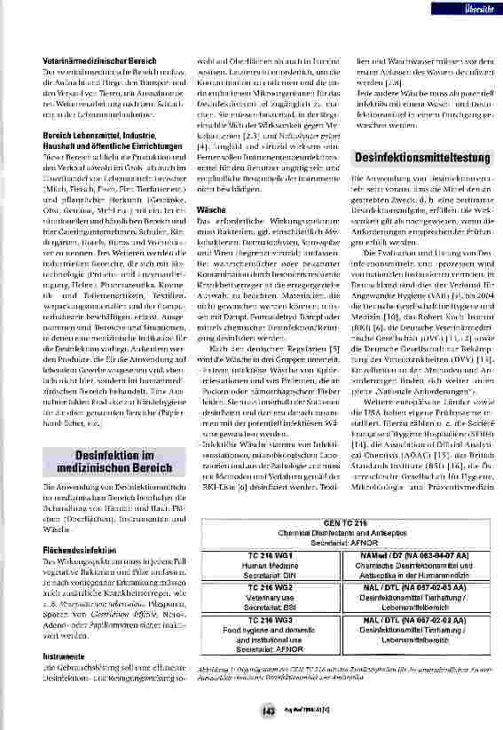 Vorschauseite 2: Mikrobiologische Anforderungen an Flächen-, Instrumentenund Wäschedesinfektionsmittel
