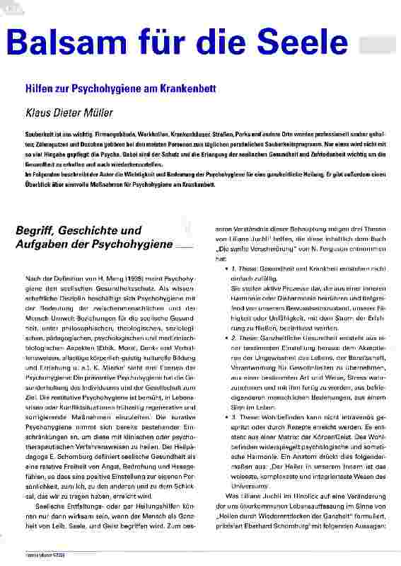 Vorschauseite 1: Balsam für die Seele