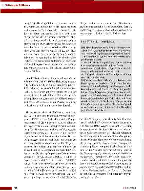 Vorschauseite 5: Die chronische Wunde - Neue Anforderungen an das pflegerische Wundmanagcment