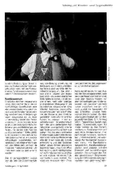 Vorschauseite 2: Familienzentrum mit sozialem Frühwarnsystem