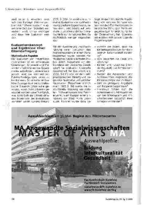 Vorschauseite 5: Familienzentrum mit sozialem Frühwarnsystem
