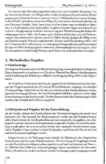 Vorschauseite 5: Arbeitsbedingungen für die Pflege in Krankenhäusern als Herausforderung