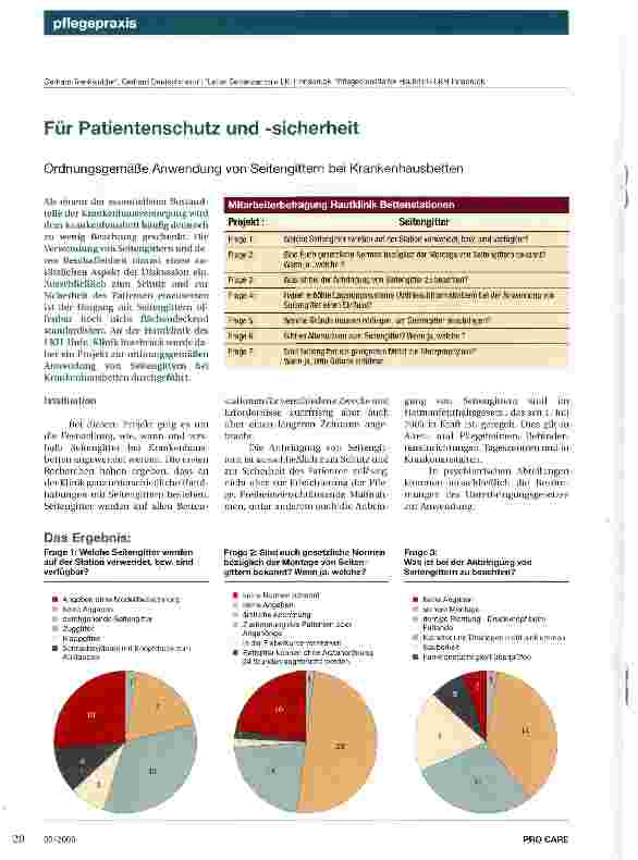 Vorschauseite 1: Für Patientenschutz und -Sicherheit