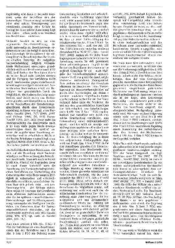 Vorschauseite 3: Zur (nicht gegebenen) Anfechtbarkeit eines Begutachtungsbeschlusses