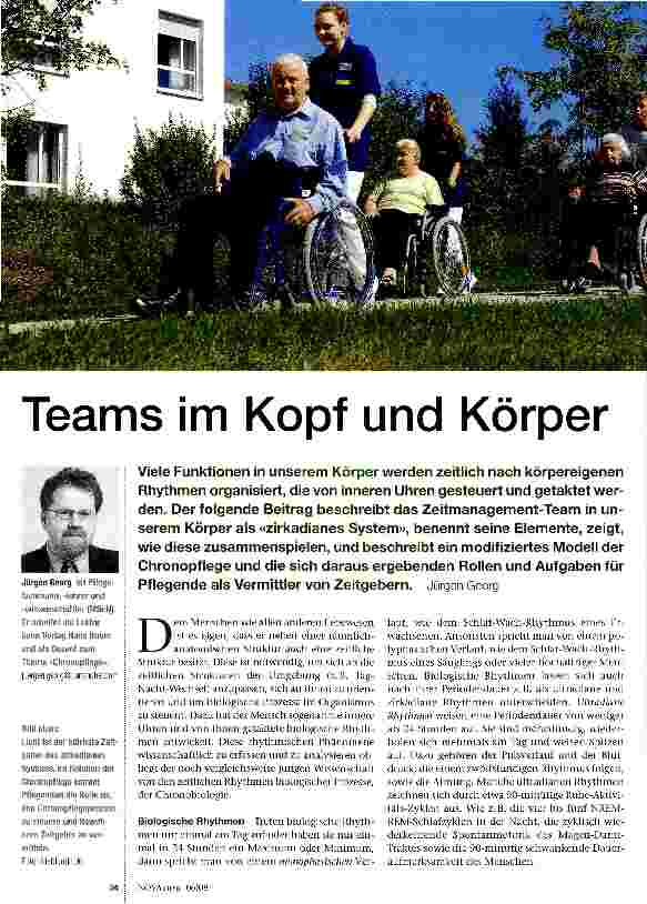 Vorschauseite 1: Teams im Kopf und Körper
