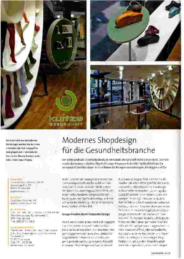 Vorschauseite 1: Modernes Shopdesign für die Gesundheitsbranche