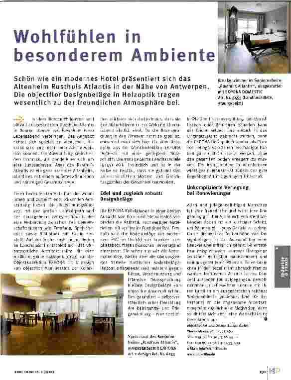 Vorschauseite 1: Wohlfühlen in besonderem Ambiente