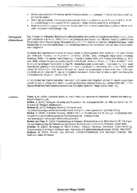 Vorschauseite 5: Kollegiale Beratung