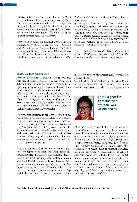 Vorschauseite 4: Grenzgänge in der Intensivmedizin