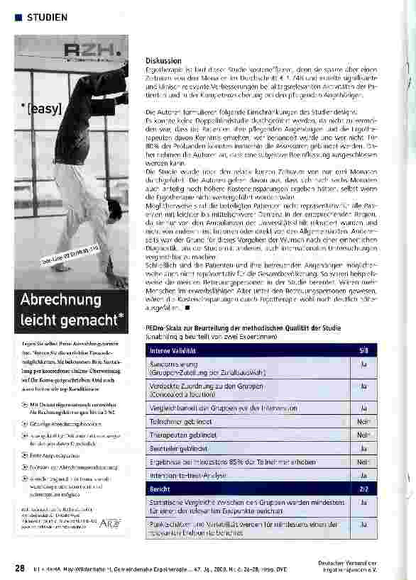 Vorschauseite 3: Gemeindenahe Ergotherapie für ältere Patienten mit Demenz und ihre Betreuer