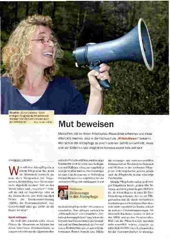 Vorschauseite 1: Mut beweisen
