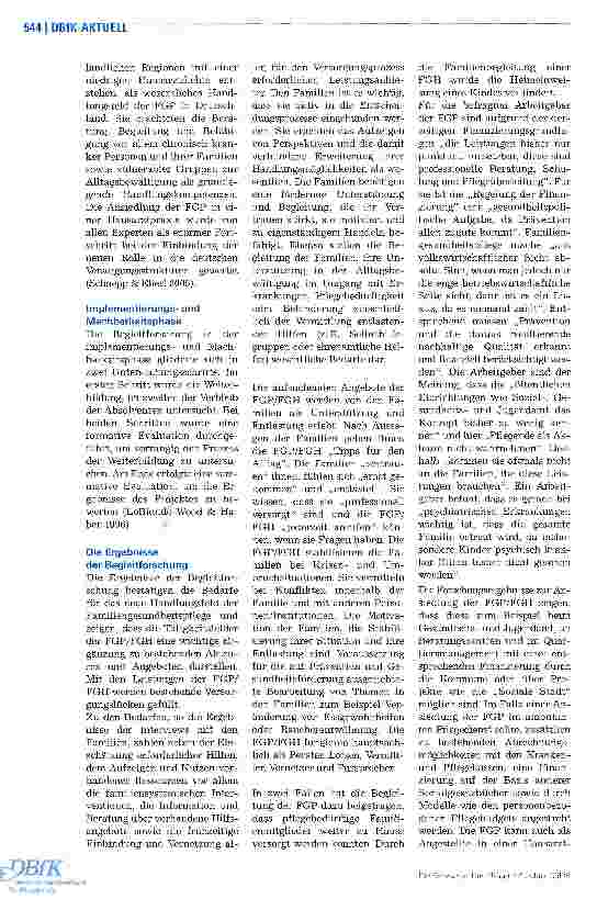 Vorschauseite 2: Ergebnisse der Wissenschaft liehen Begleitforschung