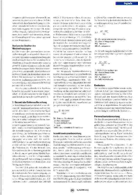 Vorschauseite 3: Relevanz der Wirtschaftlichkeitsanalyse der dezentralen und zentralen Bettenaufbereitung in einem Krankenhaus der Maximalversorgung