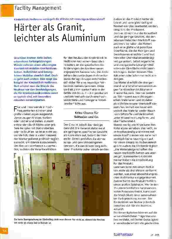 Vorschauseite 1: Härter als Granit, Leichter als Aluminium