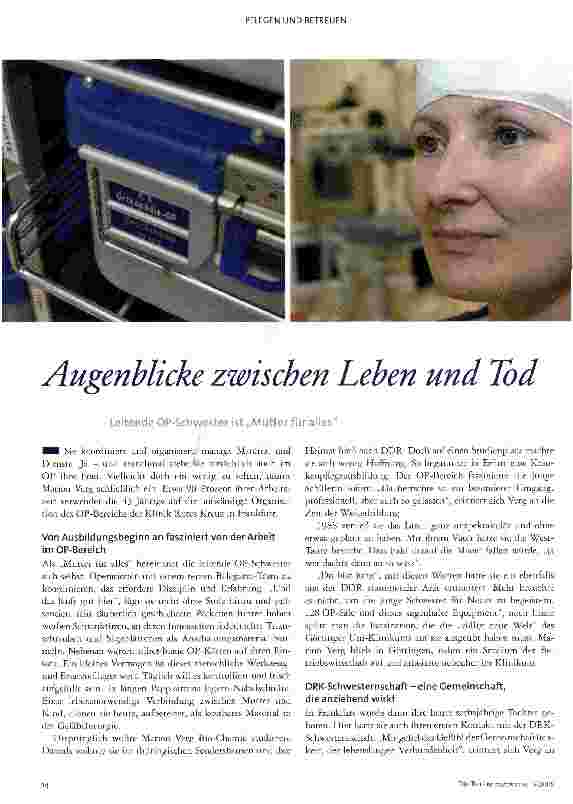 Vorschauseite 1: Augenblicke zwischen Leben und Tod