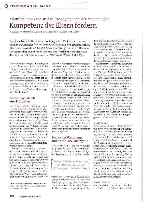 Vorschauseite 1: Kompetenz der Eltern fördern