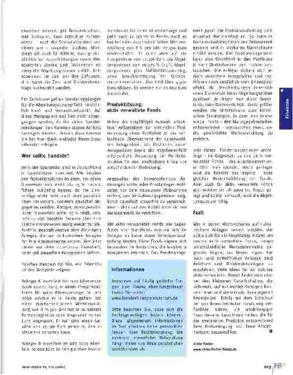 Vorschauseite 2: Abgeltungssteuer Die wichtigsten Neuerungen ab Januar 2009