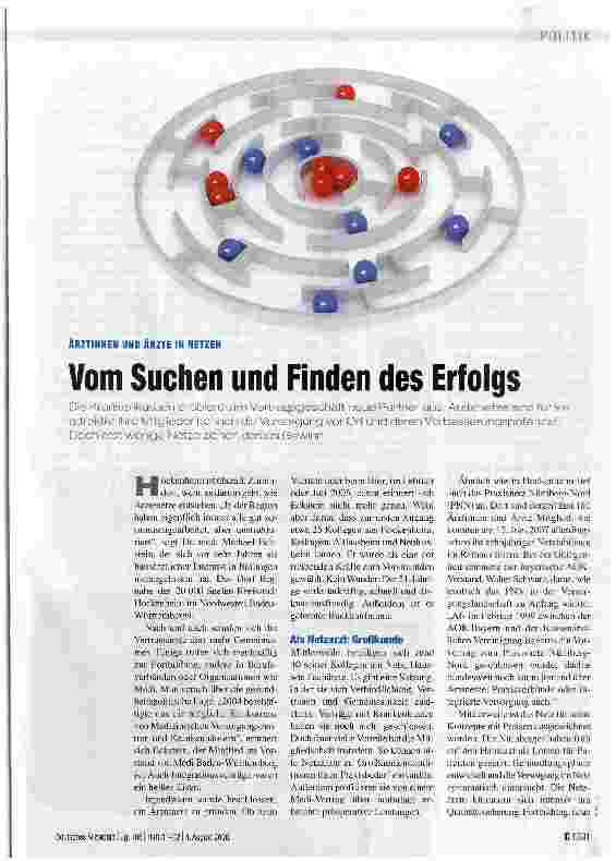 Vorschauseite 1: Vom Suchen und Finden des Erfolgs