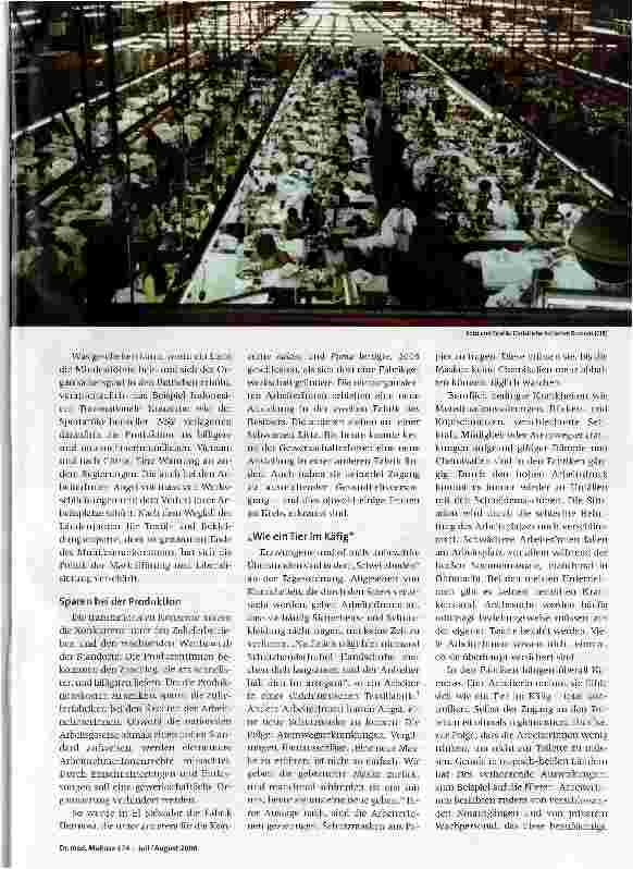 Vorschauseite 2: Wenn Arbeit krank machtArbeitsverhältnisse in Zeiten der Globalisierung