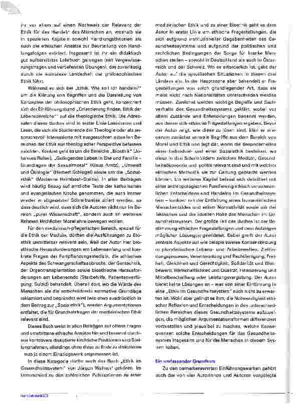 Vorschauseite 2: Ethik lesen und lernenLiteraturempfehlungen zum Thema Ethik