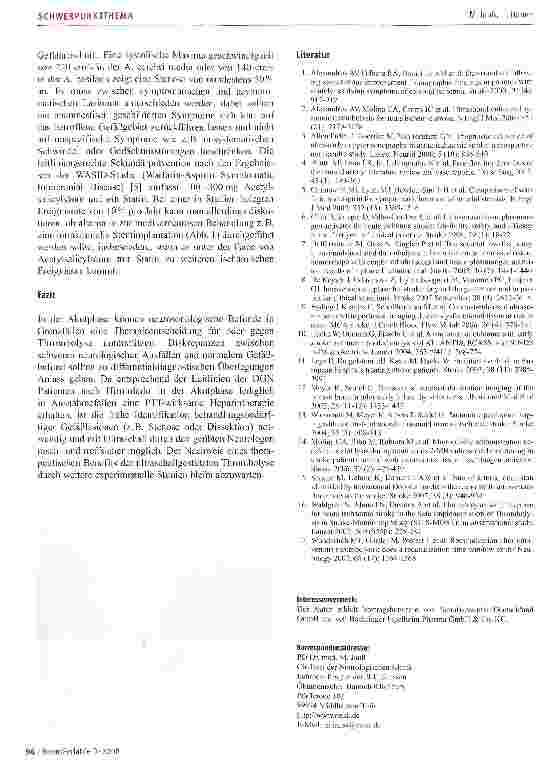 Vorschauseite 4: Doppierund Duplexsonographie -Neue Trends beim Schlaganfall