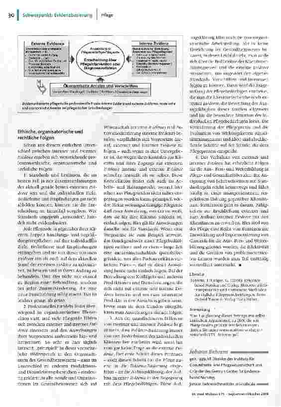 Vorschauseite 3: Evidence-based Nursing and CaringBeiträge der Pflege zur evidence-Basierung von Gesundheitsförderung und Krankenversorgung