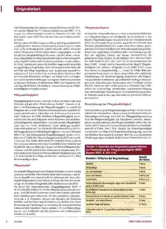 Vorschauseite 2: Einflussfaktoren auf das Entstehen von Pflegebedürftigkeit und die Pflegegeldbegutachtung in Österreich