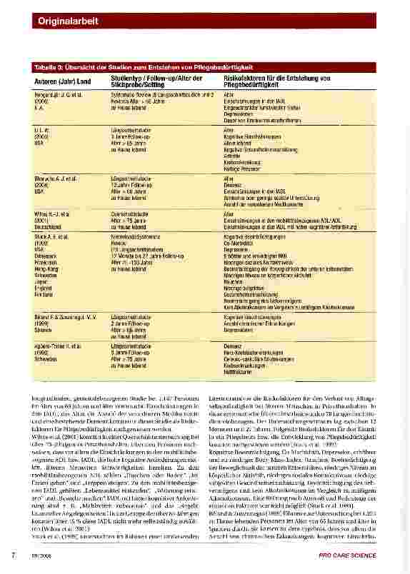 Vorschauseite 4: Einflussfaktoren auf das Entstehen von Pflegebedürftigkeit und die Pflegegeldbegutachtung in Österreich