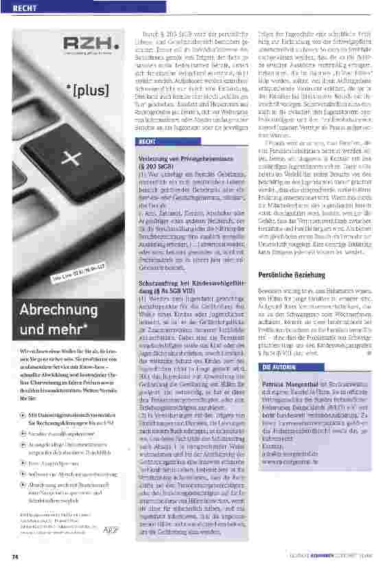 Vorschauseite 2: Schutzauftrag der Familienhebammen