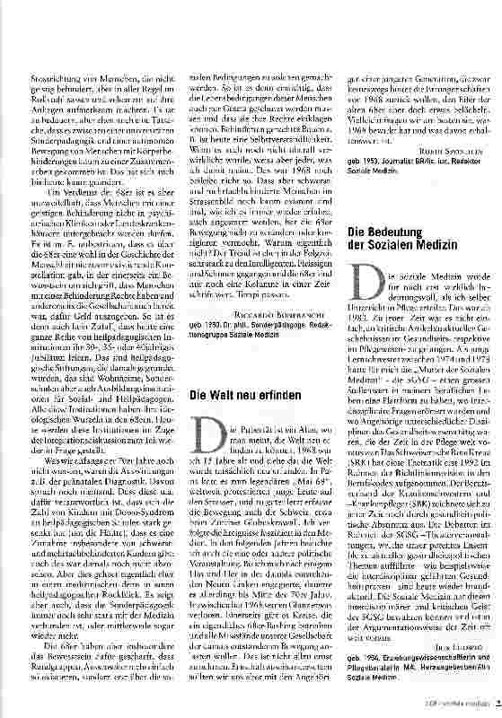 Vorschauseite 2: Was ist von 1968 geblieben?.Ein Rückblick auf 40 Jahre
