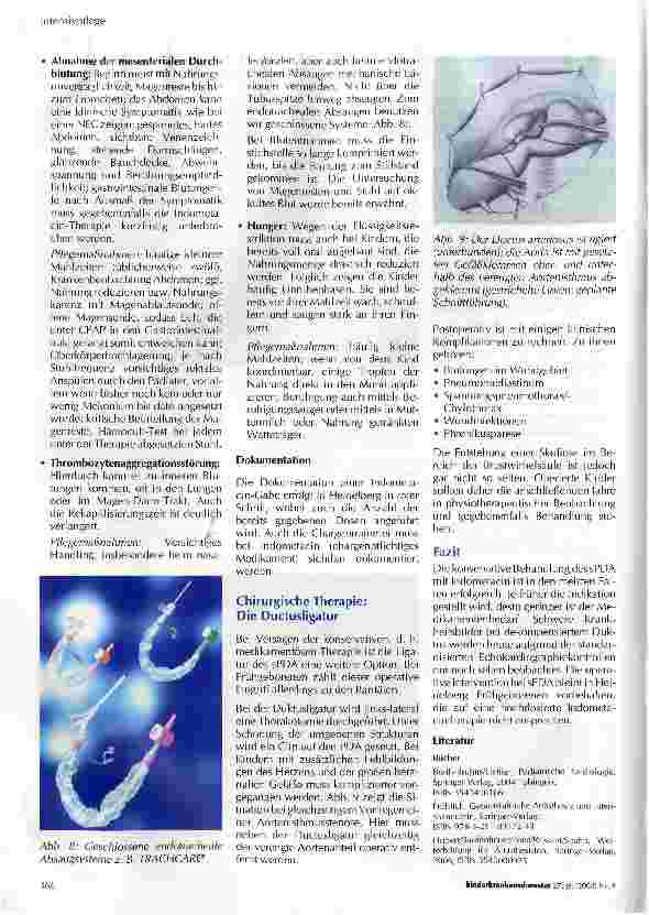 Vorschauseite 6: Medikamentöse Therapie des persistierenden Ductus arteriosus ßotalli beim frühgeborenen Kind aus pflegerischer Sicht