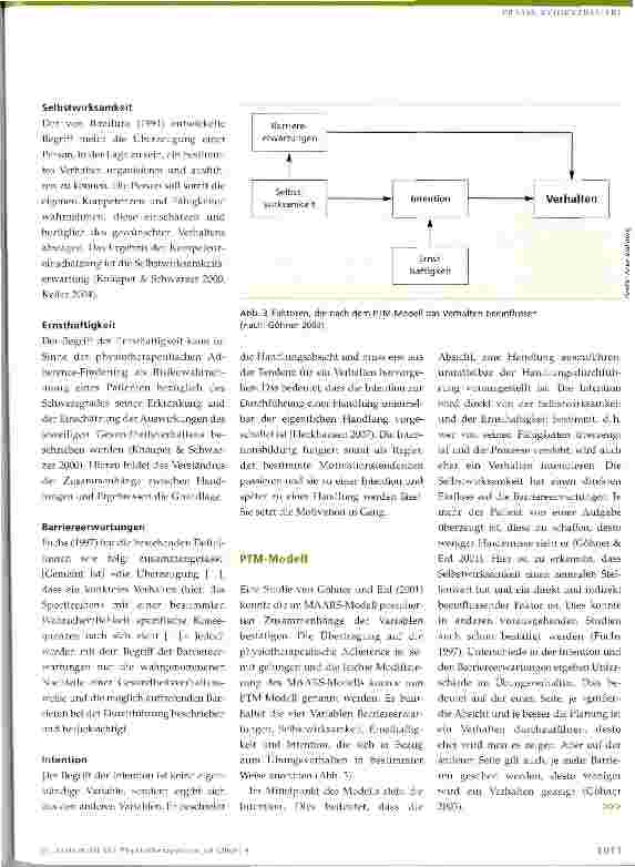 Vorschauseite 3: Physiotherapie-Motivations-Modell zur Förderung der Adherence bei COPD-Patienten