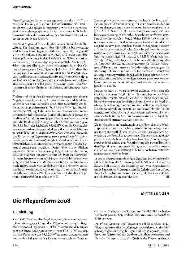 Vorschauseite 3: Einwilligung bei Implantation eines Medizinprodukts