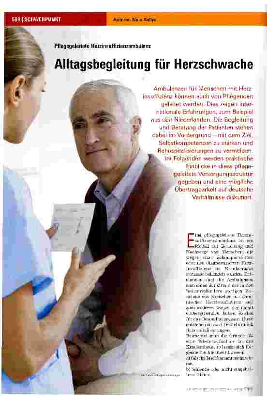 Vorschauseite 1: Alltagsbegleitung für Herzschwache
