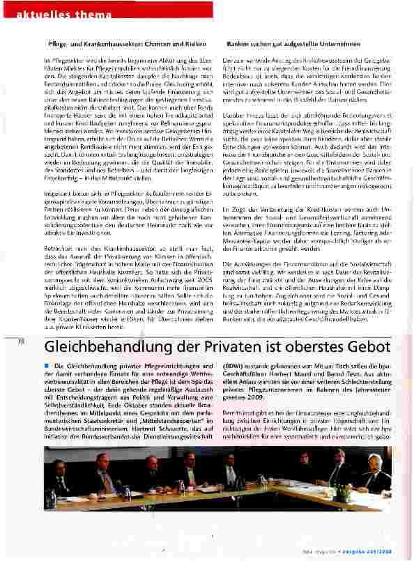 Vorschauseite 2: Die Auswirkungen der Finanzmarktkrise auf die Sozialwirtschaft