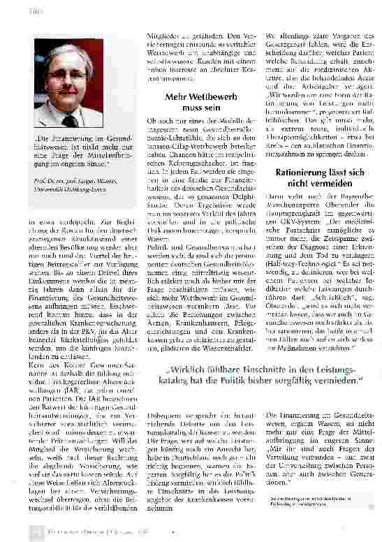 Vorschauseite 2: Eine gesetzliche PKV für alle