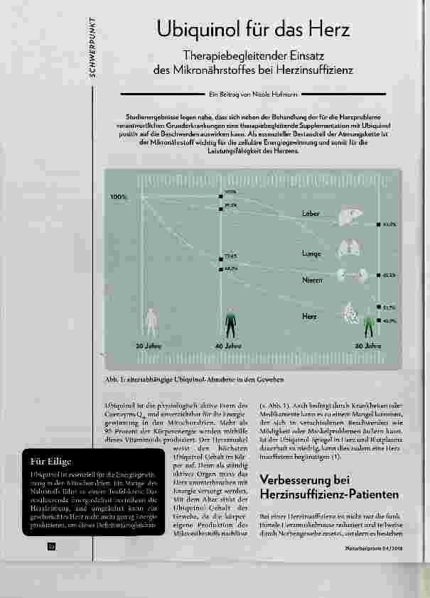 Vorschauseite 1: Ubiquinol für das Herz