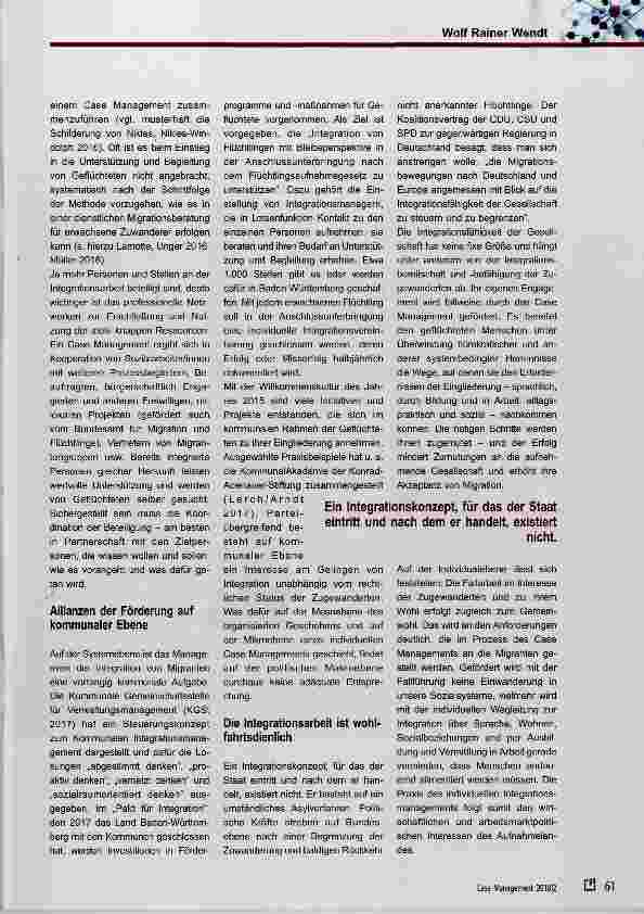 Vorschauseite 2: Politische Implikationen des Case Managements mit Migranten