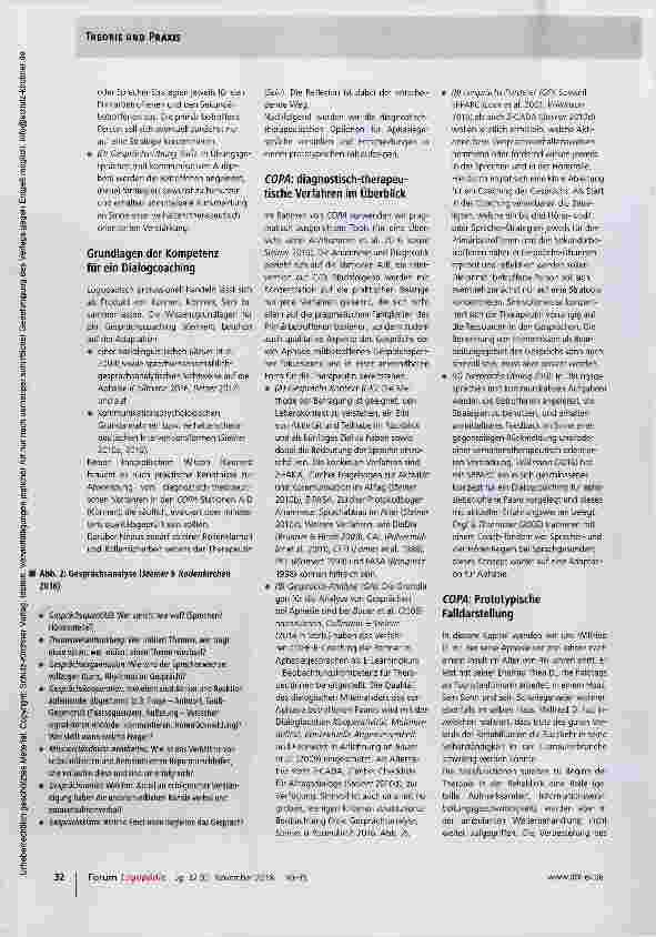 Vorschauseite 3: Gesprächscoaching COPA bei Aphasie