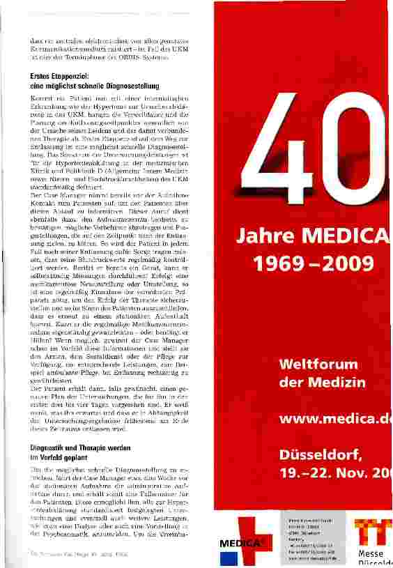 Vorschauseite 2: Case Management und Sozialdienst arbeiten eng zusammen