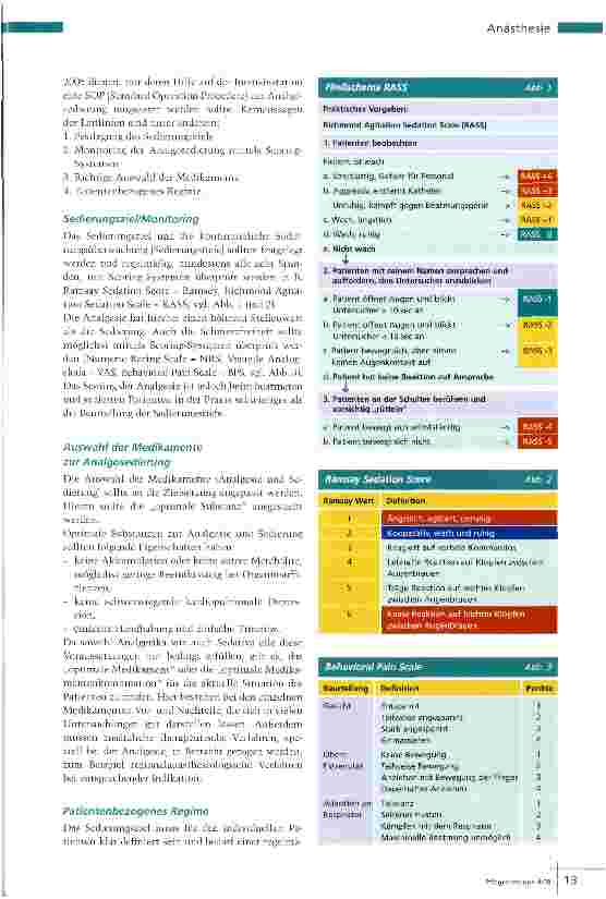 Vorschauseite 2: S2-Leitlinien zur Sedierung Der beatmete, analgosedierte Patient