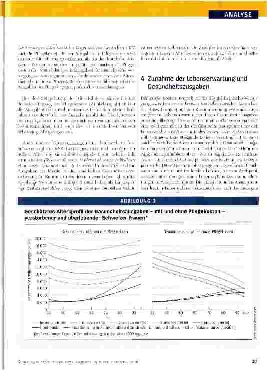 Vorschauseite 5: Im Alter krank und teuer? Gesundheitsausgaben am Lebensende