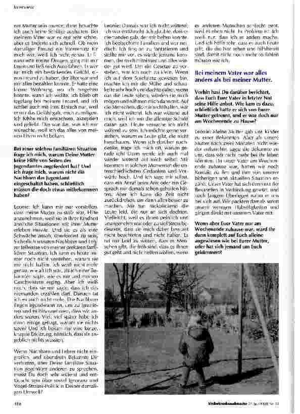 Vorschauseite 2: Warum schauten alle weg?