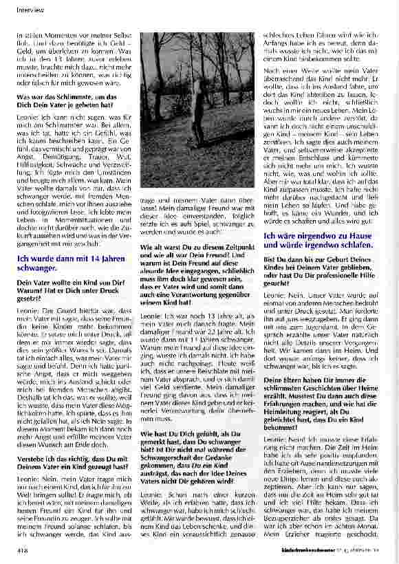 Vorschauseite 4: Warum schauten alle weg?
