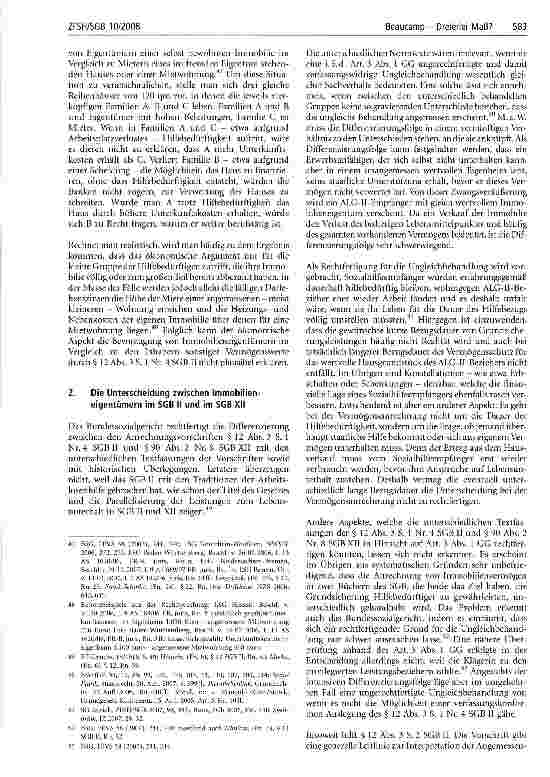 Vorschauseite 5: Dreierlei Maß?Angemessenheit der Unterkunftskosten im SGB II und SGB XII in Bezug auf Eigentümer und Mieter