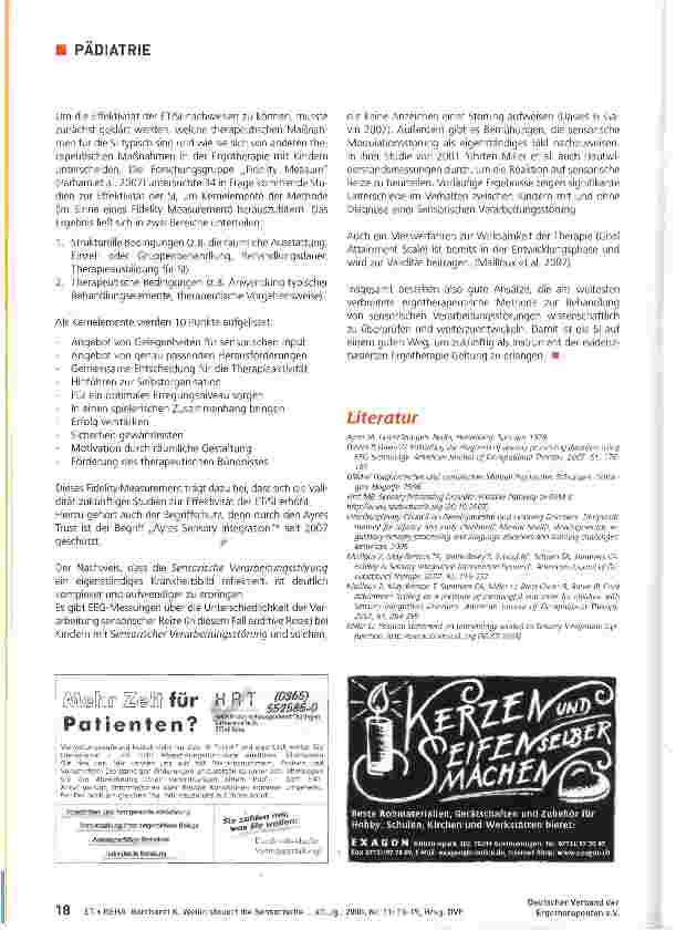 Vorschauseite 4: Wohin steuert die Sensorische Integrationstherapie?