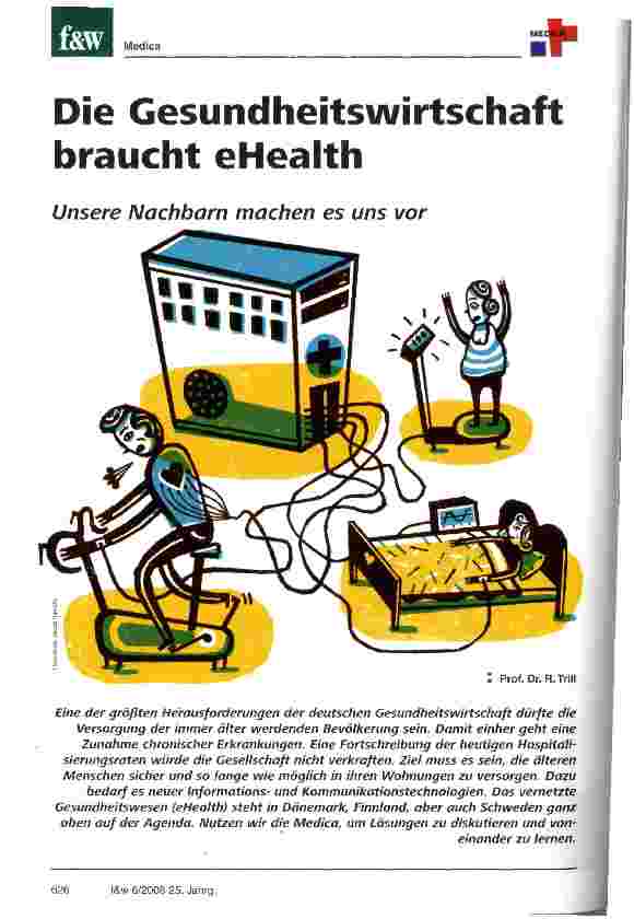 Vorschauseite 1: Die Gesundheitswirtschaft braucht eHealthUnsere Nachbarn machen es uns vor
